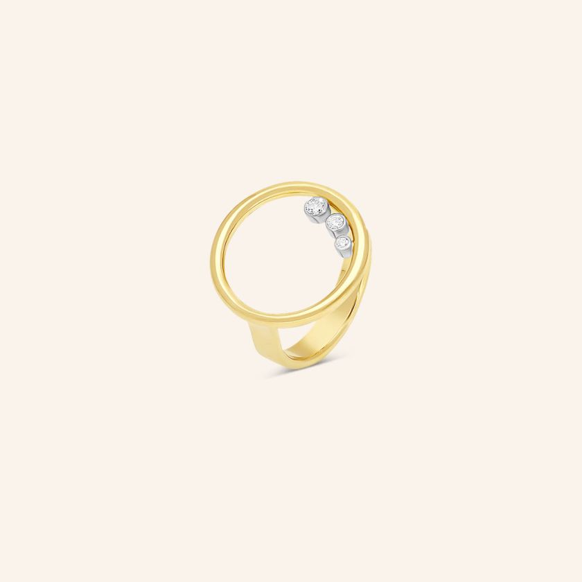 La bague L’Ô or jaune