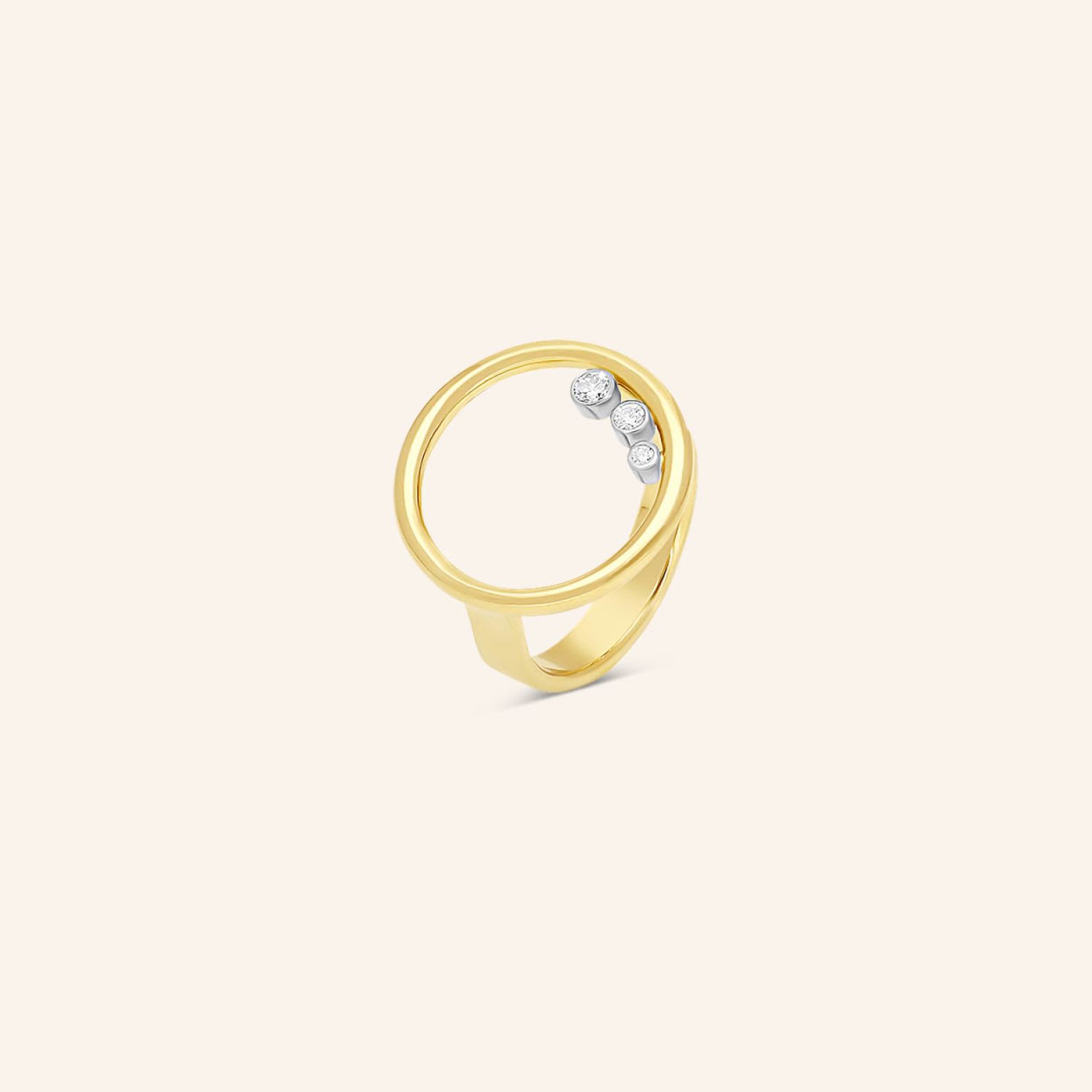La bague L’Ô or jaune