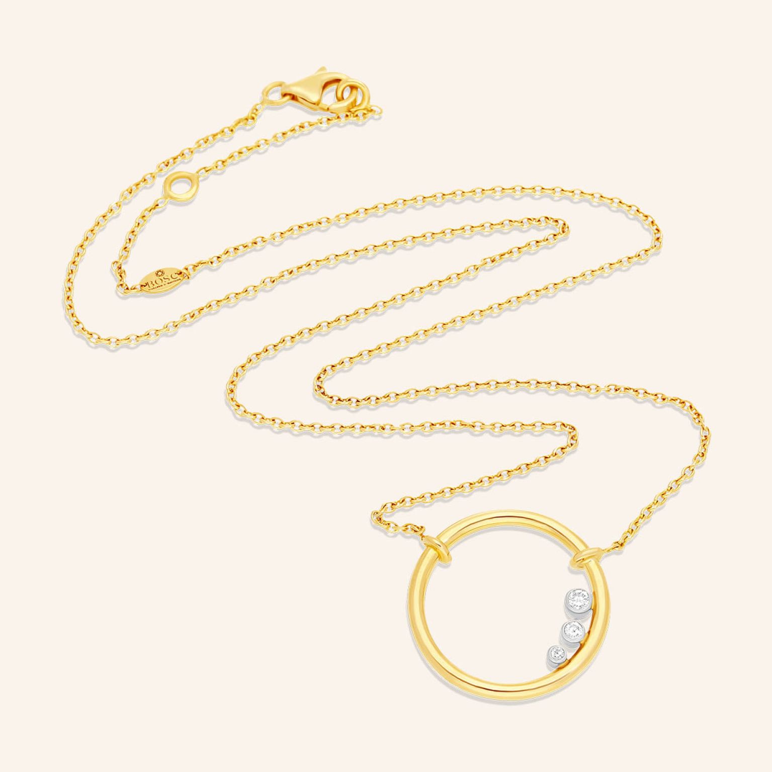 Le collier L’Ô or jaune