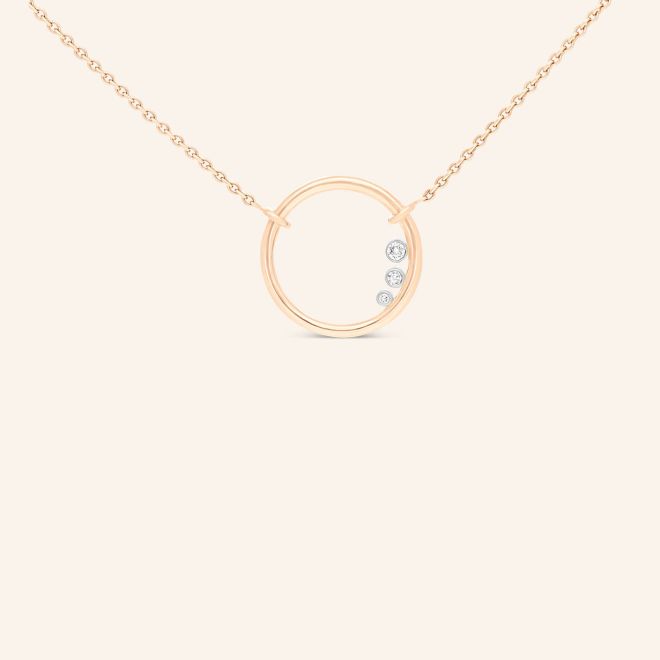 Le collier L’Ô or rouge