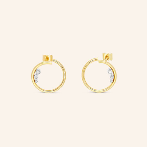 Les boucles d’oreilles L’Ô or jaune