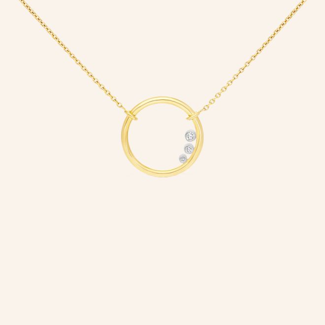 Le collier L’Ô or jaune