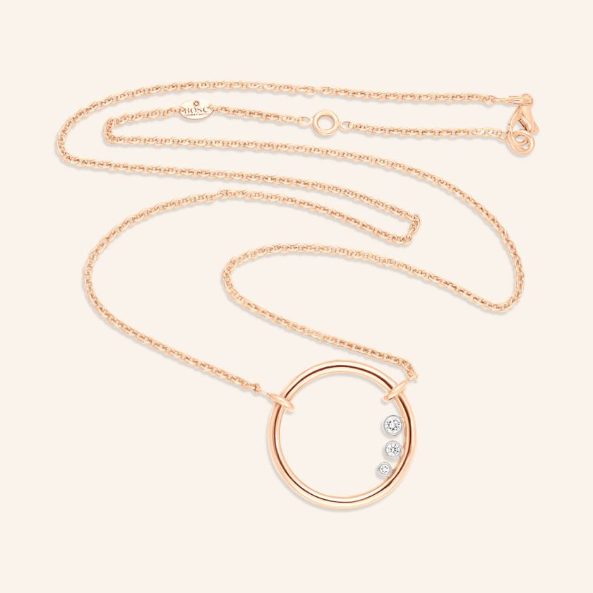 Le collier L’Ô or rouge